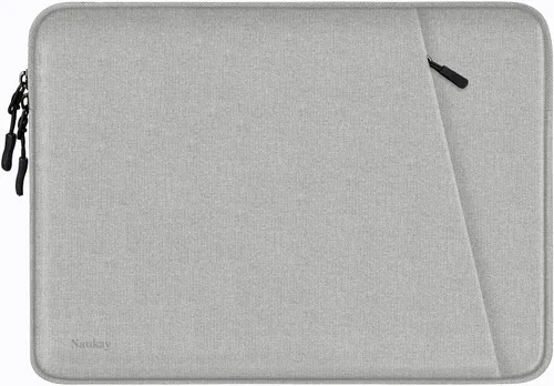 Miniatura 12 de Funda para laptop de 13.3 pulgadas, a prueba de golpes, funda protectora para computadora con bolsillo para accesorios, bolsa para laptop compatible