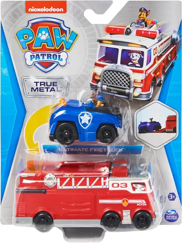 Miniatura 2 de Paw Patrol, True Metal Chase, Marshall and Skye - Camiones coleccionables de camiones grandes (exclusivo de Amazon) a escala 1:55, juguetes