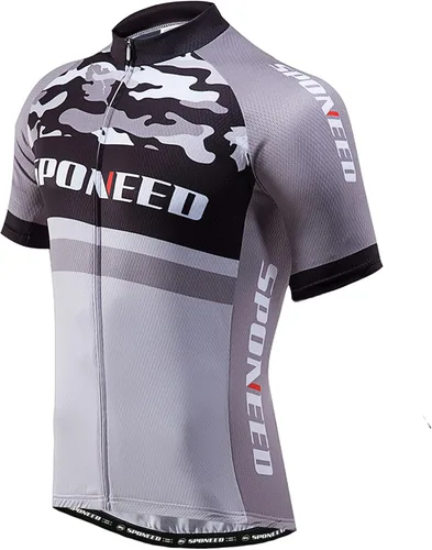 Miniatura 14 de sponeed Conjunto de traje de ciclismo para hombre, camiseta de ciclismo de carretera, pantalones cortos de ciclismo de trianthlon