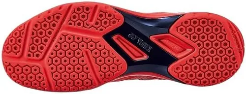 Miniatura 2 de YONEX Power Cushion 50 - Zapatos de bádminton para interiores (rojonegro) (9.5), RojoNegro