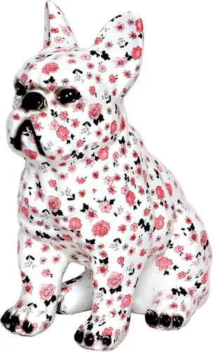 Miniatura 11 de Estatua de Bulldog Francés con Graffiti, Escultura Figurilla de Arte de Perro Animal, Decoración del Hogar para Sala de Estar, Dormitorio, Estante