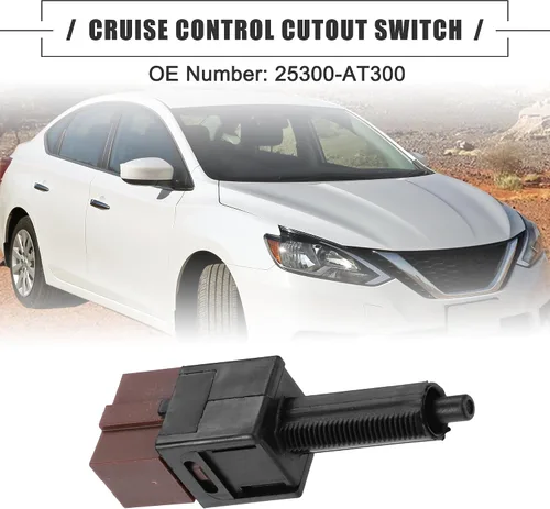 Miniatura 2 de Motoforti Interruptor de control de crucero, conjunto de interruptor de luz de parada, para Nissan Altima 350Z Sentra Rogue, para Infiniti G35 M45