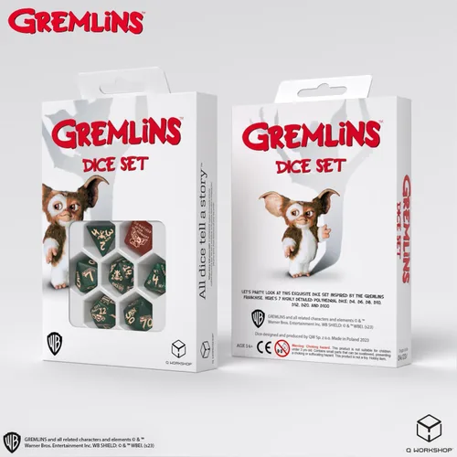 Miniatura 3 de Juego de dados Gremlins de Q-Workshop, dados