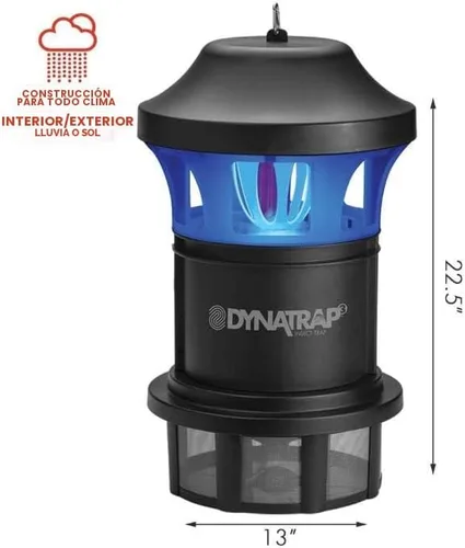 Miniatura 3 de DynaTrap DT1775. Trampa para mosquitos y otros insectos voladores de 1 acre – Mata mosquitos, moscas, avispas, jejenes y otros insectos voladores
