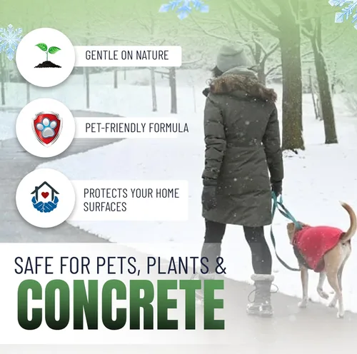Miniatura 4 de Organic Melt Premium Granular Ice Melt es un producto ecológico y seguro para deshielo de mascotas. Es un gran derretimiento de hielo seguro para 1