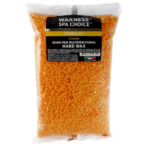 Miniatura 10 de Waxness Spa Choice - Cera dura multidireccional sin colofonia, maracuyá, 2.2 libras (2.2 lbs, 2 unidades)