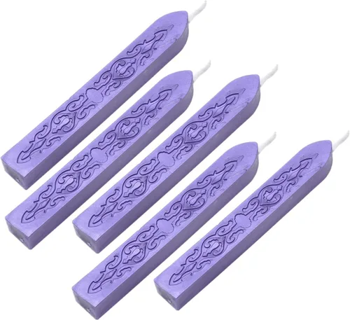 Miniatura 8 de Varillas de Cera para Sellar, Yoption 10 Piezas Varillas de Cera Multicolor con Mechas para Invitación de Boda Sobres de Regalo Tarjetas de Navidad