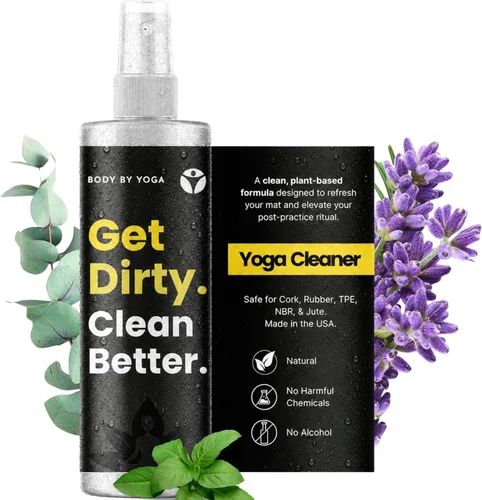 Miniatura 11 de Spray limpiador para esterillas de yoga, aroma similar a un spa, fórmula ecológica, neutraliza el sudor y el olor, ayuda a proteger tu esterilla, 8