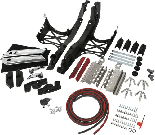 TCT-MOTORPARTS Sistema de cierre de hardware de apertura de un solo toque para Harley Touring 2014-2024 Road King FLHR FLHT FLHT FLHTCU FLHRC Street