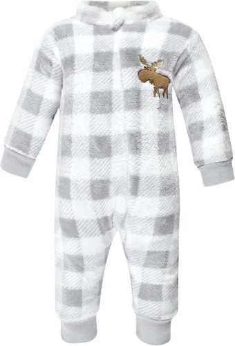 Miniatura 3 de Hudson - Overoles, mamelucos y enteritos de tela polar unisex para bebés