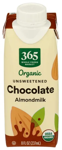 Miniatura 13 de 365 de Whole Foods Market - Leche de almendra orgánica sin endulzar de vainilla, envase de 32 onzas líquidas