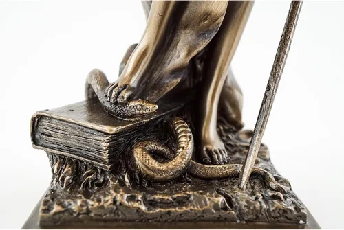 Miniatura 5 de Top Collection Estatua de La Justicia con acabado en bronce de 12.5 pulgadas