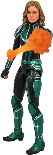 Miniatura 2 de Diamond Select Toys Marvel Select: Figura de acción de Captain Marvel (Starforce Uniforme)