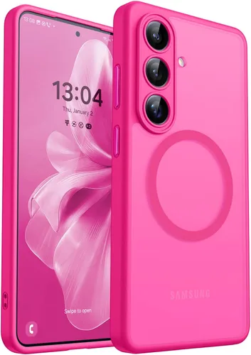 Miniatura 38 de CANSHN Funda diseñada para Samsung Galaxy A16-5G [protección completa de la cámara] [compatible con Magsafe] funda protectora trasera translúcida