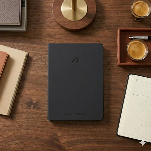 Miniatura 2 de Nextnoid Cuaderno rayado para hombres - Papel grueso de 120 g/m² - 160 páginas - Cuaderno de tapa dura A5 para el trabajo - Ideal para escribir