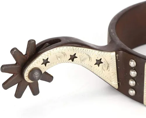 Miniatura 8 de Jeanoko Espuelas de vaquero para hombres/mujeres, equitación a caballo, botas de espuelas de acero de bajo carbono, escultura de mano, elegante