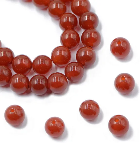 Miniatura 9 de AD Beads Cuentas redondas sueltas de piedras preciosas naturales de 15 pulgadas para pulseras, collares, aretes, manualidades, manualidades