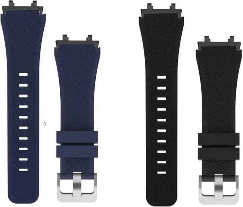 Lamshaw Correa compatible con Amazfit T-Rex 2, correa de silicona de repuesto suave con hebilla de acero inoxidable compatible con Amazfit T-Rex 2 2