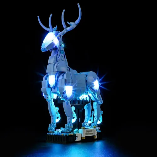 Miniatura 8 de YEABRICKS Luz LED para el modelo de bloques de construcción del Callejón Diagon de Harry Potter Tiendas de Magia 76444