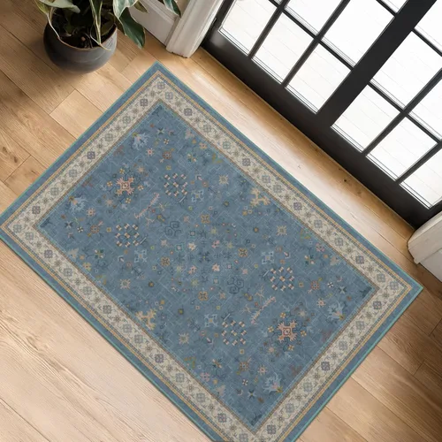 Miniatura 199 de Alfombra Boho Negra para Sala de Estar - Alfombra de Área Lavable de 10x14 Pies, Alfombras de Comedor para Debajo de la Mesa, Alfombra Suave de Pelo