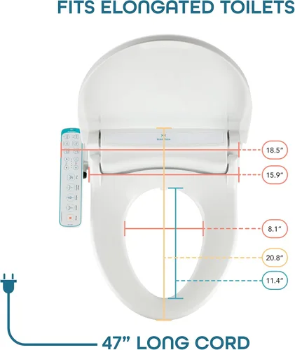 Miniatura 9 de BidetMate 1000 Series Electronic Smart Asiento de inodoro
