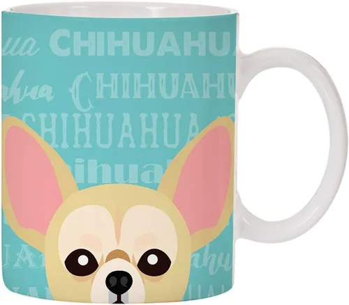 Miniatura 42 de Taza de café de cerámica con diseño de raza de perro de 11 oz (Border Collie)