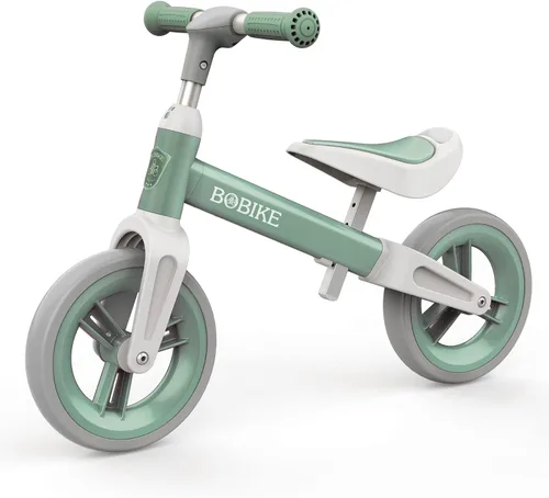 Bobike - Bicicleta de equilibrio para niños pequeños, juguete para niños de 1 a 4 años, niñas y niños, asiento y manillar ajustables, bicicleta de