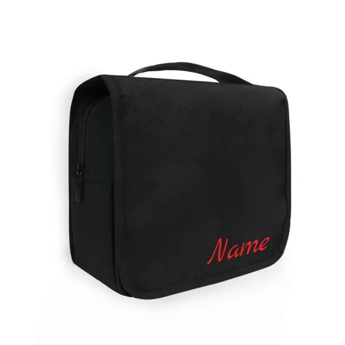 Miniatura 11 de Neceser de viaje de nailon, kit de afeitado, estuche de maquillaje, organizador de cosméticos para hombres y mujeres (bandera estadounidense)