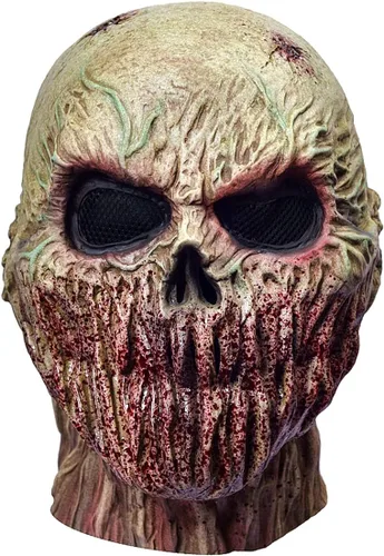 RAPGET Máscara de zombi - Máscara de látex espeluznante de látex para fiesta de Halloween Amarillo