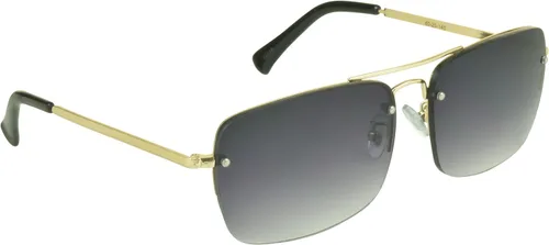 Miniatura 10 de proSPORT Gafas de sol Lectores Lente Completo Cuadrado Aviador Sin Montura Metal Plata Oro Gradiente Gris Marrón Tinte Hombres Mujeres NO BIFOCAL
