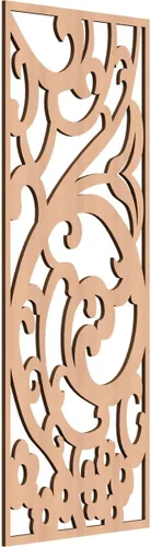 Miniatura 32 de Bridgewater - Paneles de pared decorativos de madera con calado, 9 3/8 pulgadas de ancho x 24 3/8 pulgadas de alto x 1/4 de alto, nogal