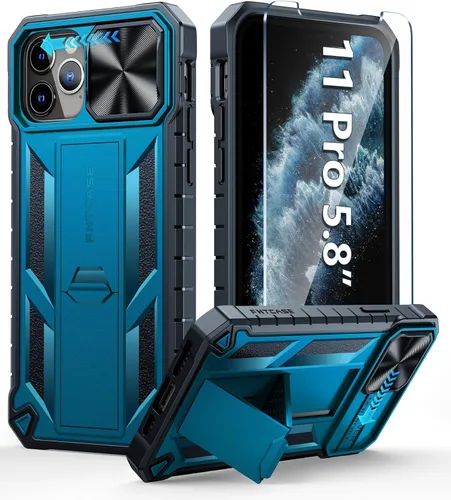 Miniatura 16 de FNTCASE for iPhone 11-Pro Protective Case: Military Grade Drop Proof Protection Rugged 11Pro Cell Phone Cover with Belt Clip Holster Kickstand &