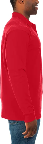 Miniatura 2 de Jerzees Men's Long Sleeve Polo Shirts, SpotShield Stain Resistant, Sizes S-2X
