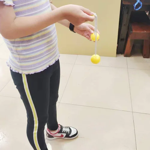 Miniatura 6 de 4 pares de bolas Lato Lato Clack, bolas de escalera, pelotas de juego de lanzamiento, bolas reductoras de presión para niños y adultos, utilizadas