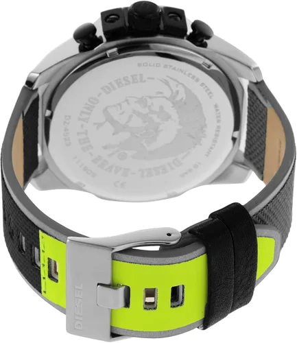 Miniatura 4 de Diesel Mega Chief - Reloj de cuarzo con cronógrafo de acero inoxidable para hombre