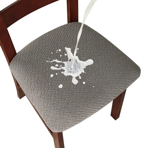 Miniatura 19 de Genina Fundas de asiento impermeables para sillas de comedor, fundas de asiento de silla de comedor, fundas de asiento de cocina, fundas de asiento