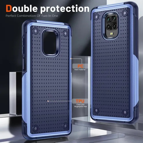 Miniatura 4 de Jeylly Funda protectora para Xiaomi Redmi Note 9 Pro, Redmi Note 9 Pro Max para mujeres y hombres, a prueba de caídas a prueba de golpes de grado