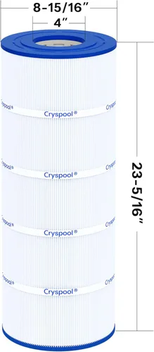 Miniatura 4 de Cryspool 08053 Filtro compatible con Jandy CS100, R0462200, PJANCS100, C-8410, FC-0821, cartucho de filtro de piscina de 100 pies cuadrados, 1