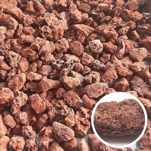 Miniatura 2 de Rocas de lava roja para plantas, 100% roca volcánica pura, sin tintes ni productos químicos, el mejor aderezo para plantas suculentas de cactus