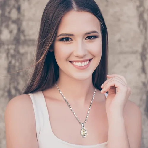 Miniatura 6 de XIUDA Collar de urna personalizado para cenizas humanas, collar de cenizas de flor de loto con mini urna de recuerdo, joyería de cremación