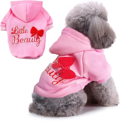 Miniatura 15 de Jecikelon Sudaderas con capucha para perros de invierno, ropa cálida para perros pequeños, chihuahua, abrigo, ropa para cachorros, gatos, disfraz