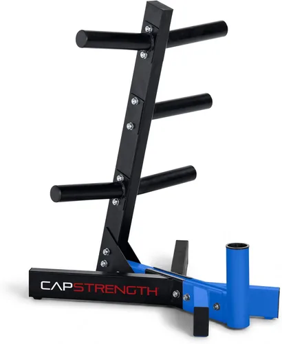Miniatura 11 de CAP Barbell Estante de almacenamiento para árbol de placas olímpicas, varios