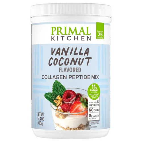 Miniatura 19 de Primal Kitchen Matcha Colágeno Keto Latte en Polvo, Péptidos de Colágeno Sin Azúcar, 9.33 Onzas