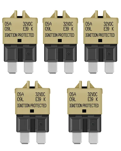 Miniatura 9 de LENKRAD Fusible reiniciable ATC/ATO automotriz de 15 amperios, 15 A, reinicio manual, hoja estándar, fusibles de 15 amperios, disyuntor de reinicio