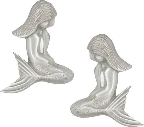 Miniatura 5 de Costello Coastal - Perillas para gabinete Dolphin (par combinado) Hardware de la colección de peltre de artista