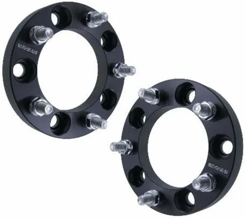 Miniatura 6 de Espaciadores de rueda de 2 pulgadas, 5 x 5.5 pulgadas, se adapta a Dodge 1500 Ford se adapta a F-100 Bronco, compatible con Jeep CJ de 2 pulgadas, 5