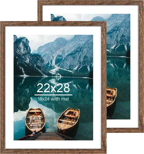 Miniatura 194 de Hongkee - Juego de 2 marcos de fotos, HK042515-MD5.5X8.5-BK(2PK)