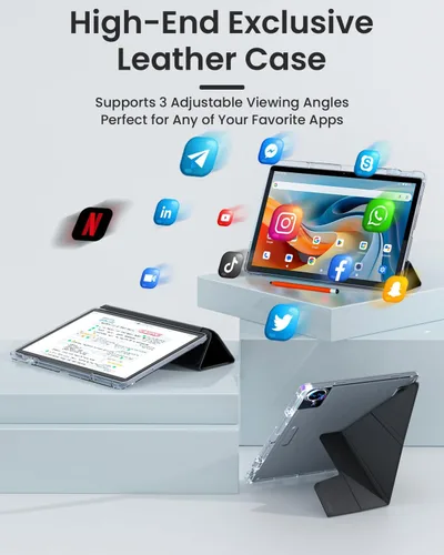 Miniatura 4 de Tablet Android 15 de 14 pulgadas, 16 GB de RAM+256 GB de ROM, pantalla IPS FHD de 1920 x 1200, L1 amplio, batería de 10000 mAh, 4G LTE, Wi-Fi