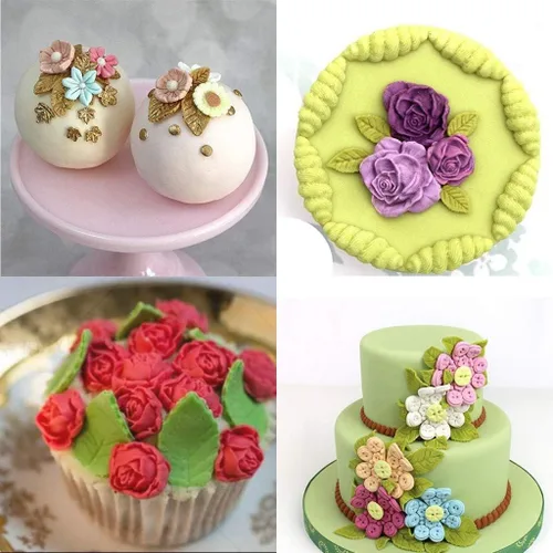Miniatura 2 de Molde de hojas de silicona para fondant, molde de hojas de árbol para decoración de pasteles, molde de caramelo de hojas de arce, decoración