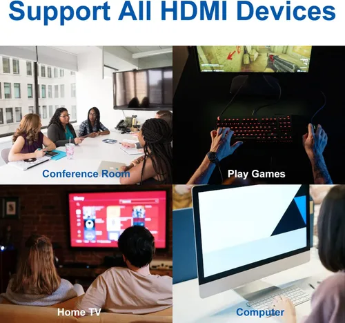 Miniatura 7 de SHD Cable HDMI de 50 pies de alta velocidad HDMI 2.0 V UHD 18 Gbps soporte 4K 3D 1080P Ethernet Audio Retorno CL3 clasificado conectores chapados